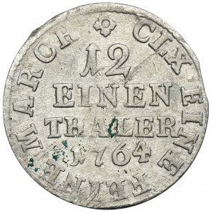 Germany, Saxony, Friedrich August III, 1/12 Thaler Leipzig 1764 IFöF