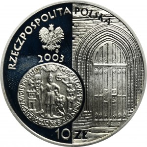 10 złotych 2003 750-lecie Lokacji Poznania