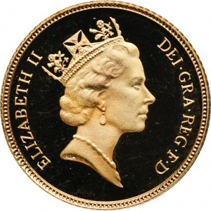 Great Britain, Elizabeth II, 1/2 Sovereign 1988