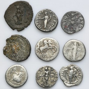 Set, Roman Imperial and Republic, Denarius and Antoninianus (9 pcs.)