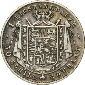 Denmark, Christian VIII, 1 Rigsbankdaler Copenhagen 1847 FK VS