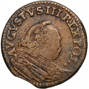 Augustus III of Poland, Groschen Guben 1755 H
