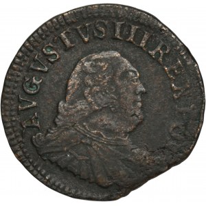 August III Sas, Gubin Pfennig 1758 - RARE