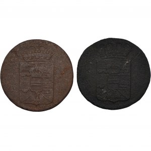 Set, Duchy of Oswiecim and Zator, Schilling Smolnik 1774 S (2 pcs.)