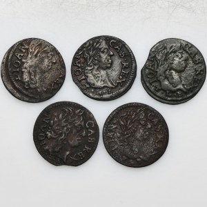 Set, John II Casimir, Schillings (5 pcs.)