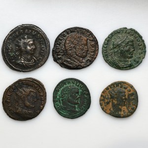 Set, Roman Imperial, Antoninianus and follis (6 pcs.)
