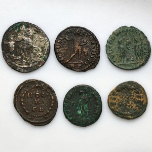 Set, Roman Imperial, Antoninianus and follis (6 pcs.)