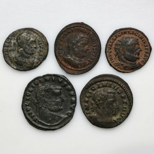 Set, Roman Imperial, Antoninianus and Follis (5 pcs.)