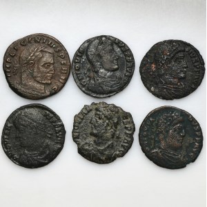 Set, Roman Imperial, Follis (6 pcs.)