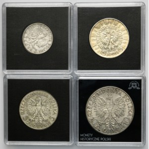 Set, 2, 5 and 10 zloty (4 pieces).