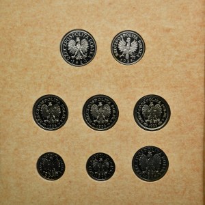 Set, OFFICIAL REPLICATIONS, Interwar Period Gold 2006 (8 pieces).