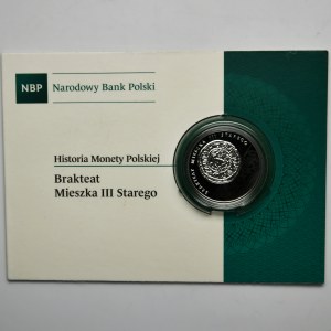 10 złotych 2014 Brakteat Mieszka III Starego