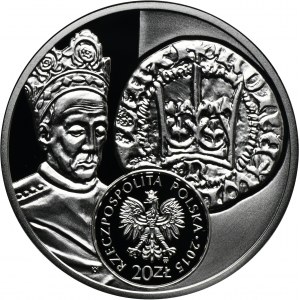 20 złotych 2015 Półgrosz Władysława Jagiełly