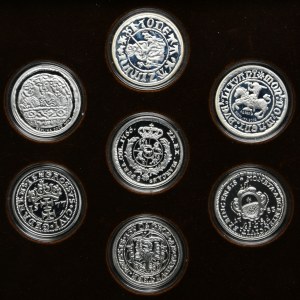 Set, REPLICATIONS, Royal Polish coins (7 pieces).