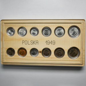 Set, Polish Coins of 1949 (12 pieces).