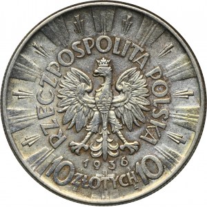 Piłsudski, 10 złotych 1936