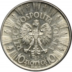 Pilsudski, 10 zloty 1935