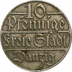 Freie Stadt Danzig, 10 Pfennig 1923