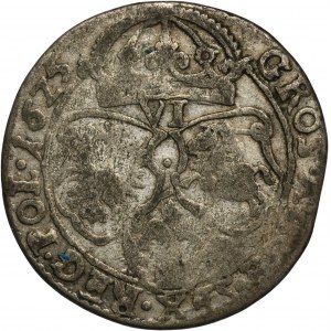 Sigismund III Vasa, 6 Groschen Krakau 1625 - RARE
