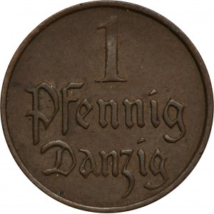 Free City of Danzig, 1 pfennig 1930