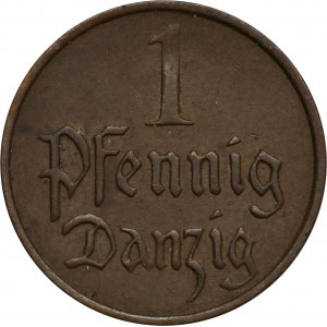 Freie Stadt Danzig, 1 fenig 1930