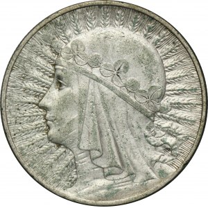 Głowa Kobiety, 10 złotych Warszawa 1933