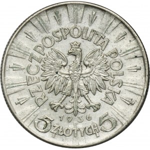 Piłsudski, 5 złotych 1936