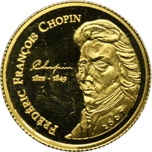 Côte d'Ivoire, 1.500 CFA-Francs 2007 - Frederic Chopin