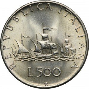 Włochy, 500 Lirów Rzym 1966 R