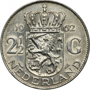 Niederlande, Juliana, 2 1/2 Gulden Utrecht 1961