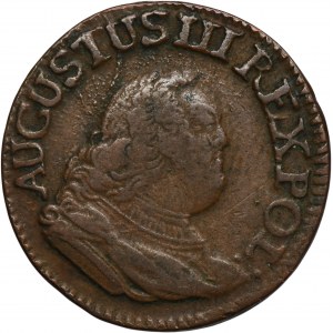 Augustus III of Poland, Groschen Guben or Grünthal 1755