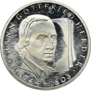 Germany, 10 Marek Karlsruhe 1994 G - 250th birth anniversary of Johan Gottfried Herder