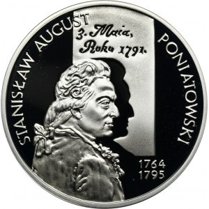 10 złotych 2005 Stanisław August Poniatowski, popiersie