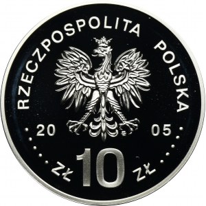 10 złotych 2005 Stanisław August Poniatowski, popiersie