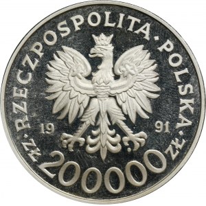 200.000 złotych 1991 200. rocznica Konstytucji 3 Maja