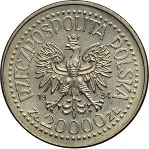 20,000 zlotys 1994 Sigismund I the Old