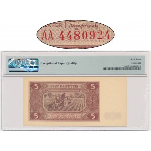 5 Gold 1948 - AA - PMG 67