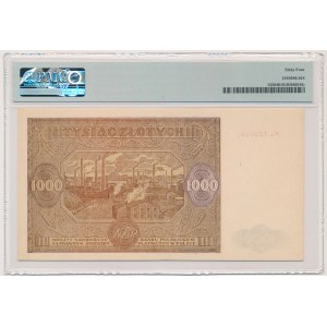1.000 Zloty 1946 - Wb. - PMG 64 - SELTEN