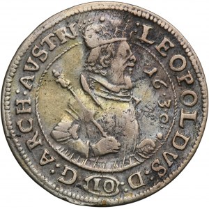 Austria, Leopold V, 10 Kreuzer Hall 1630