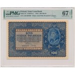 100 marks 1919 - IJ Series R - PMG 67 EPQ