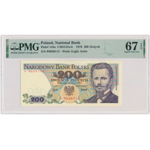 200 złotych 1976 - P - PMG 67 EPQ