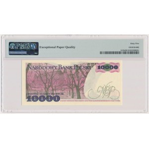 10.000 złotych 1988 - W - PMG 65 EPQ - pierwsza seria rocznika