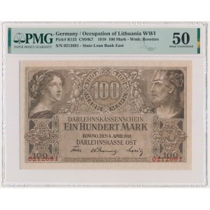 Kaunas, 100 Mark 1918 - PMG 50