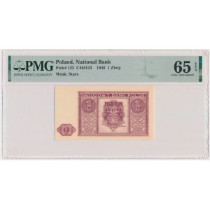 1 Gold 1946 - PMG 65 EPQ