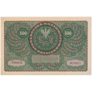 500 marek 1919 - II Serja Q -