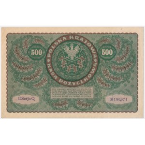 500 marks 1919 - II Series Q -.