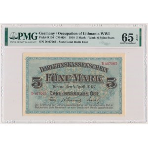 Kowno, 5 marek 1918 - D - PMG 65 EPQ