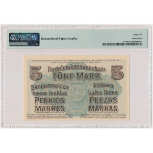 Kowno, 5 mark 1918 - D - PMG 65 EPQ