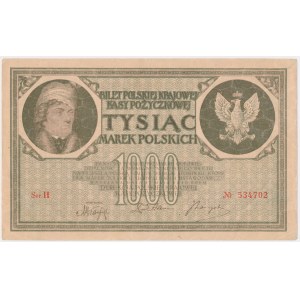 1.000 marek 1919 - Ser. H -
