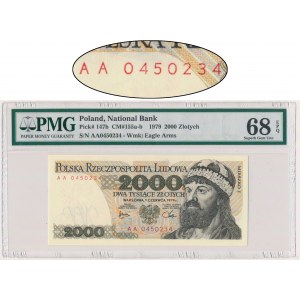 2,000 gold 1979 - AA - PMG 68 EPQ
